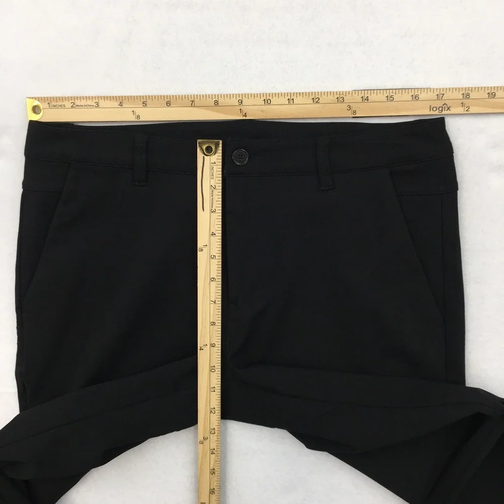 BYLT Premium Basics Everyday Pant 2.0 Slim Black Mens 36 Stretch Chino Trousers
